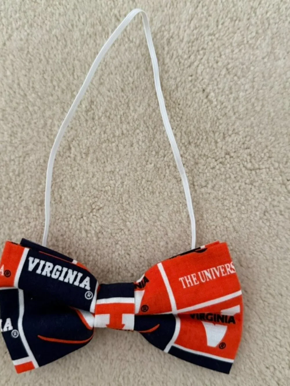 UVA University of Virginia youth bow tie
